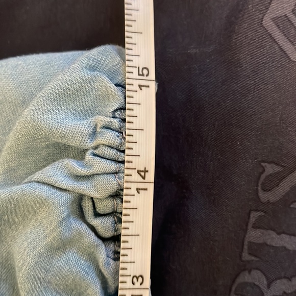 Love Tree, Blue off the shoulder top ❗️SMOKE FREE HOME❗️ - Picture 10 of 11